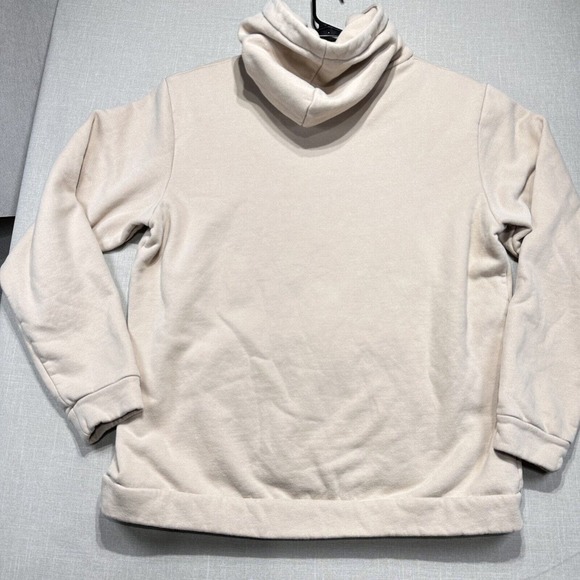 Lolano Hoodie Zip Women’s Size M Beig Full Long Sleeve - Picture 11 of 11